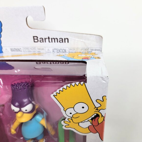 Bartman The Simpsons Jakks 5 in Bart Simpson Action Figure - NEW SEALED BOX - Picture 3 of 13